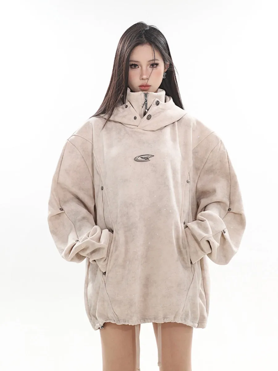 【24s January.】Gypsophila Fake Two-piece Hooded Sweatshirt