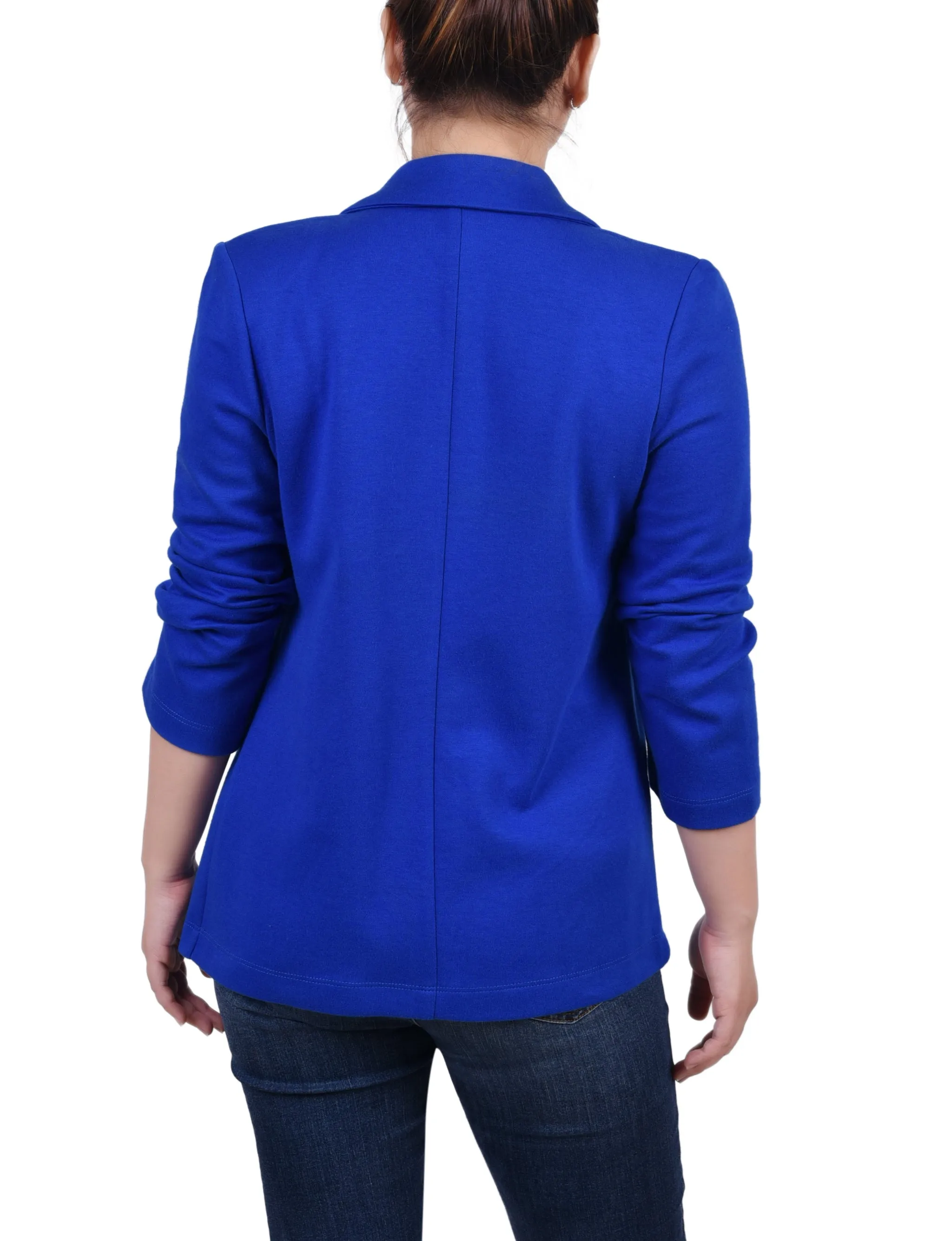 3/4 Sleeve Ponte Jacket