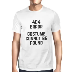 404 Error Custom Not Found T-shirt Halloween Tee Mens Cute Shirt