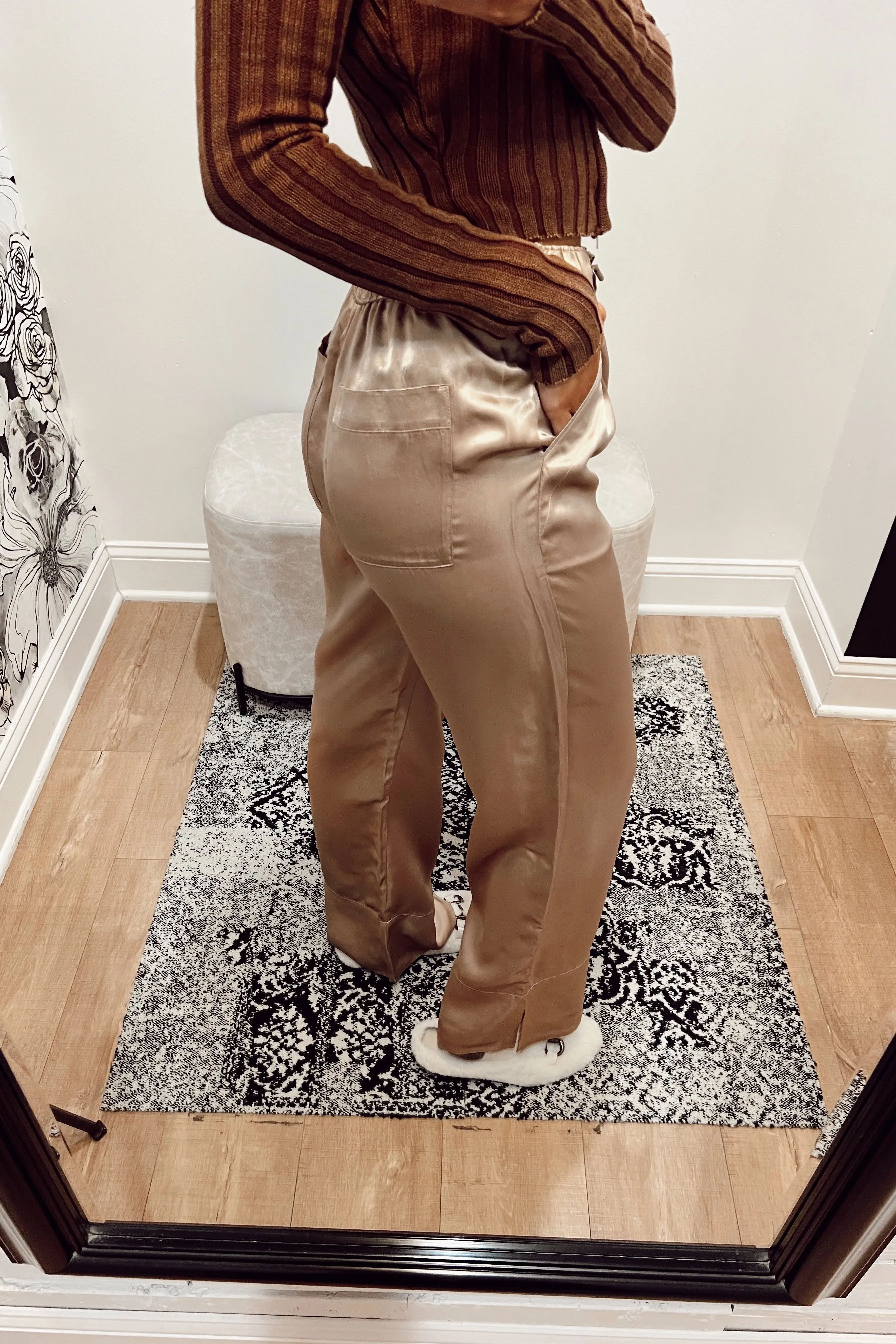 Adella Satin Pants