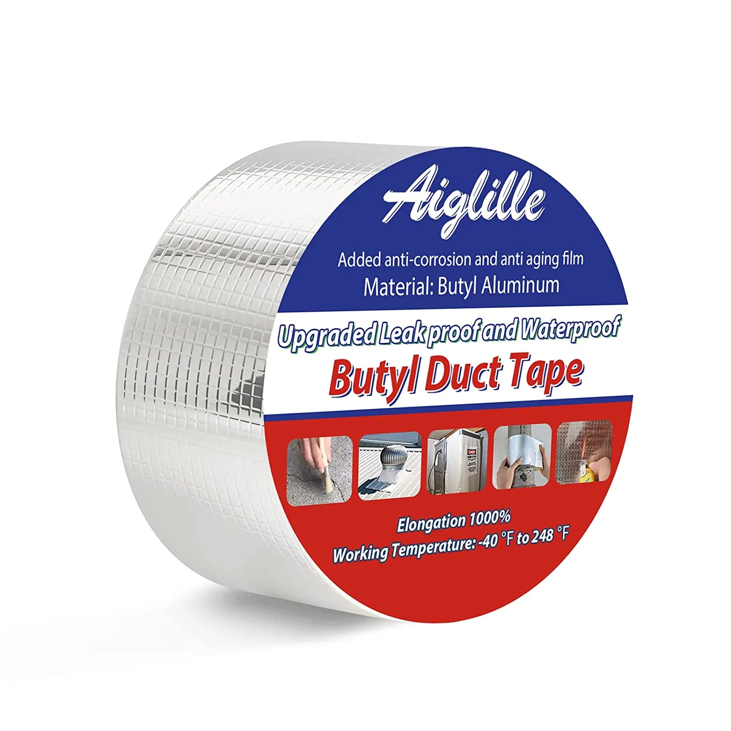 Aiglille - Butyl Duct Tape, Silver