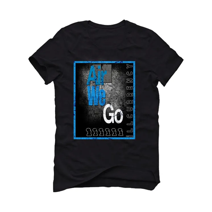 Air Jordan 13 “Black UNC” Black T-Shirt (AIR WE GO)