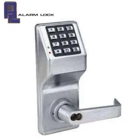 Alarm Lock Trilogy - DL2700IC - Weatherproof - Keypad Lever Set - SFIC -26D - Satin Chrome - Grade 1