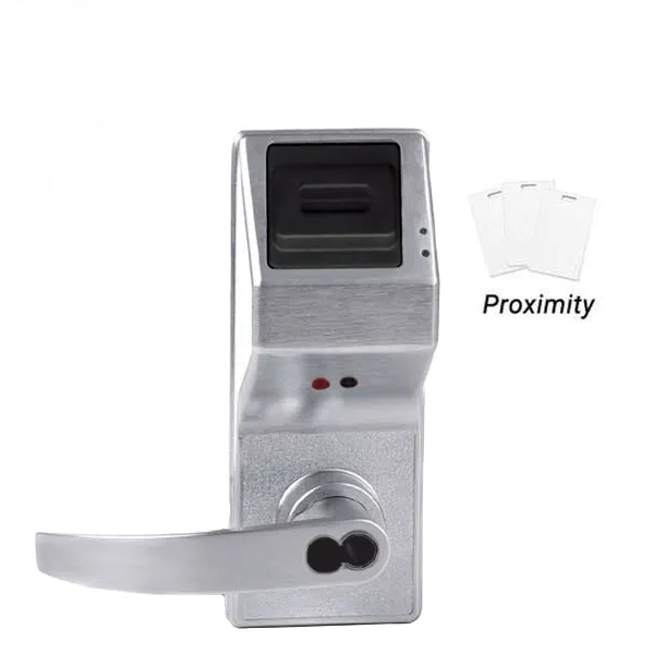 Alarm Lock Trilogy - PDL3075IC - Digital PROX Keypad Lever Set w/ Audit Trail - Regal Lever - IC Core Prepped Schlage - Grade 1 - Satin Chrome