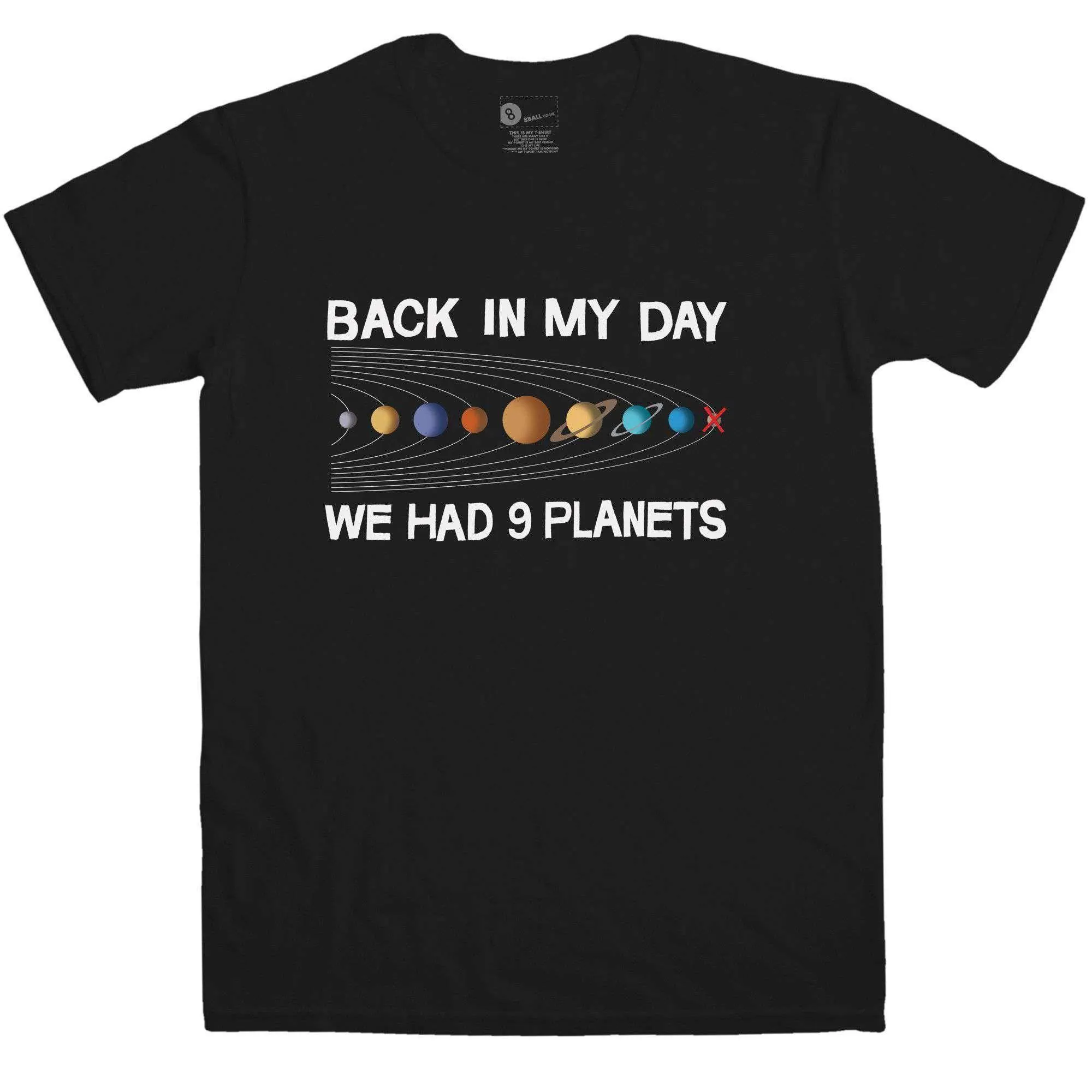 Back In My Day We Had Nine Planets T-Shirt