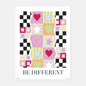 Be Different Print by Renee K. Art