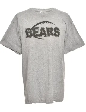 Bears Grey Printed T-shirt - M