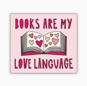 Books Love Language Sticker