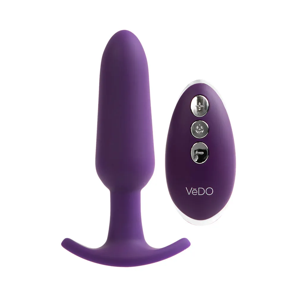 Bump Plus Rechargeable  Remote Control Anal Vibe Purple