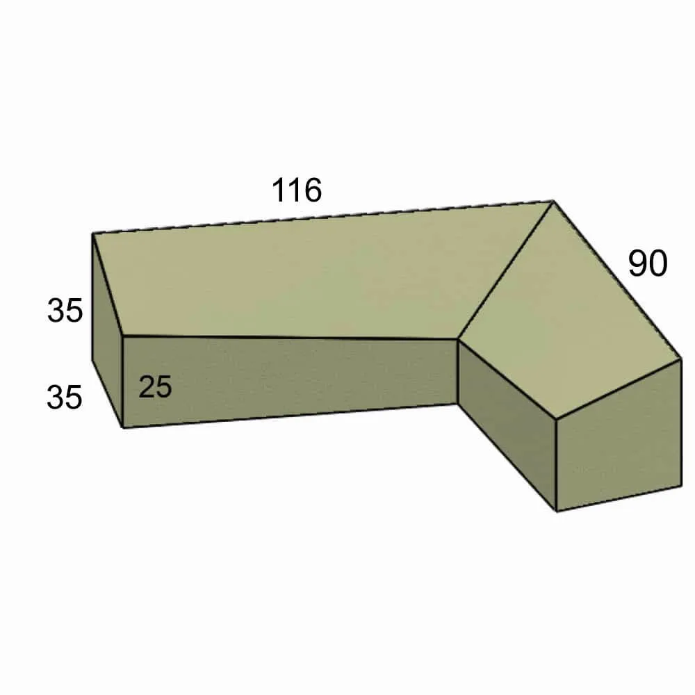 Cabo or Bainbridge Sectional (Left) Outdoor Cover