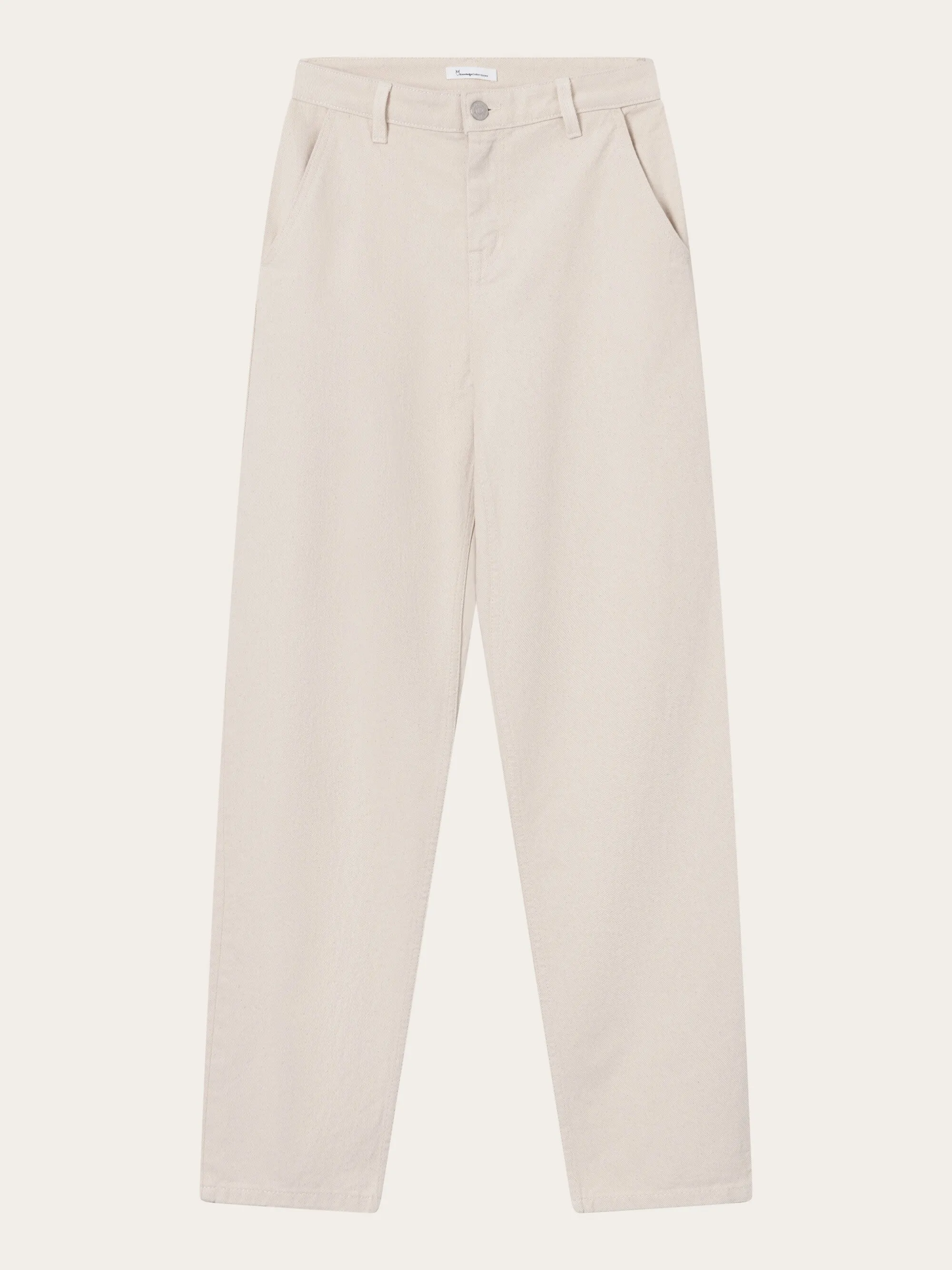 CALLA tapered mid-rise heavy twill workwear pant - Raw cotton