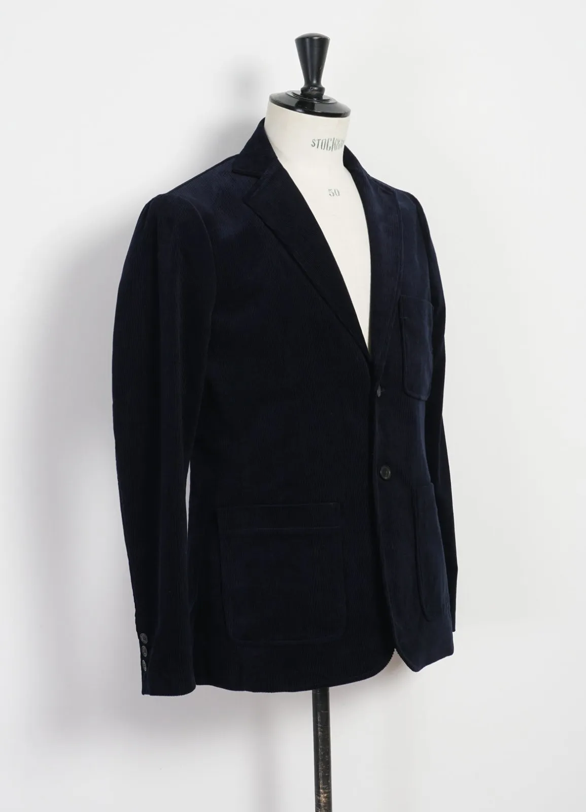 CHRIS | Classic Two Button Blazer | Fluid Navy