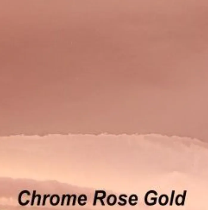 Chrome Rose Gold | Adhesive Permanent Vinyl | Foil Vinyl