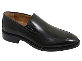 Cole Haan 22344 100% Leather Boy's Shoe -Slip On - Moc Toe - Black