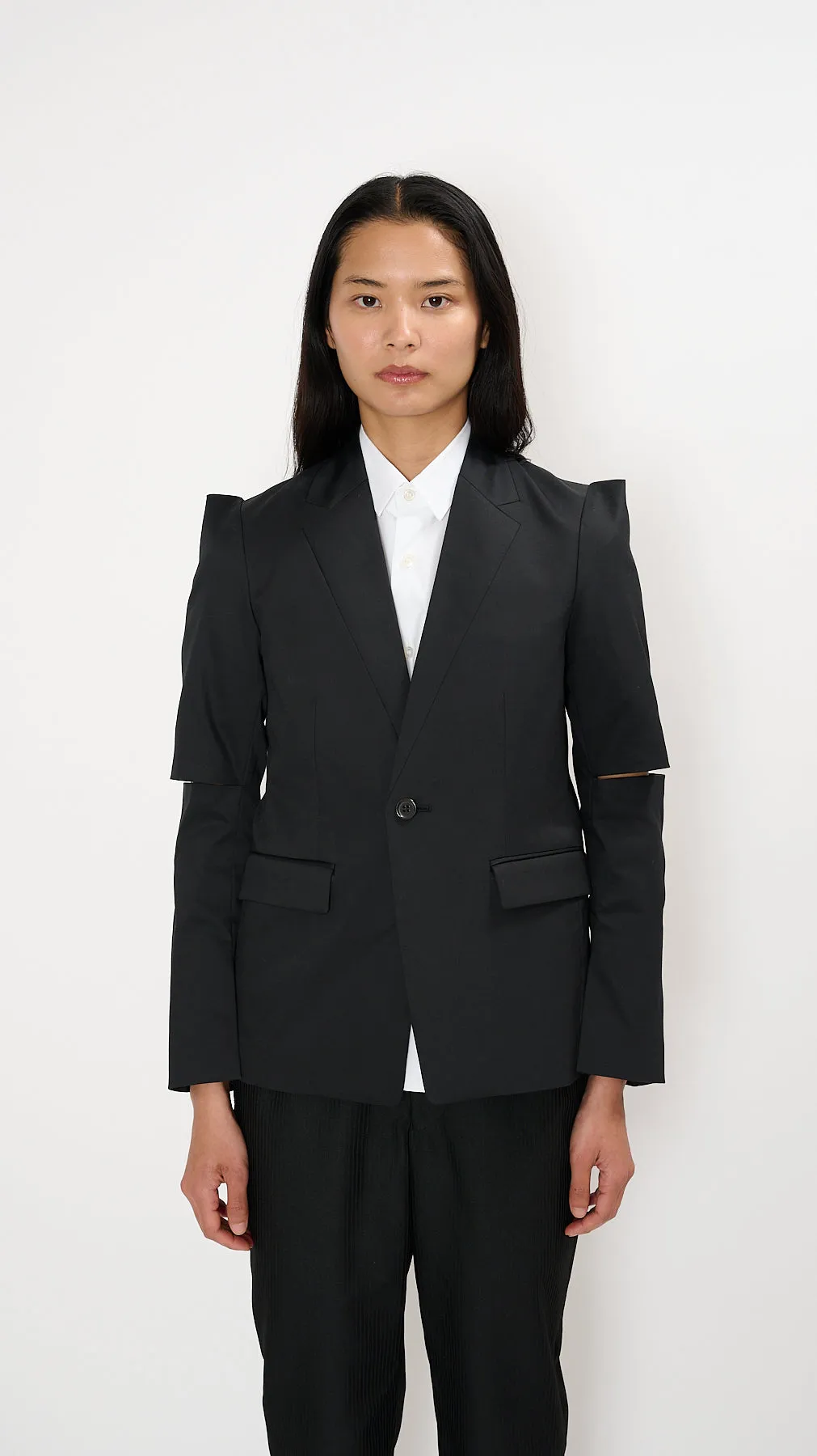 Cutout Blazer in Black