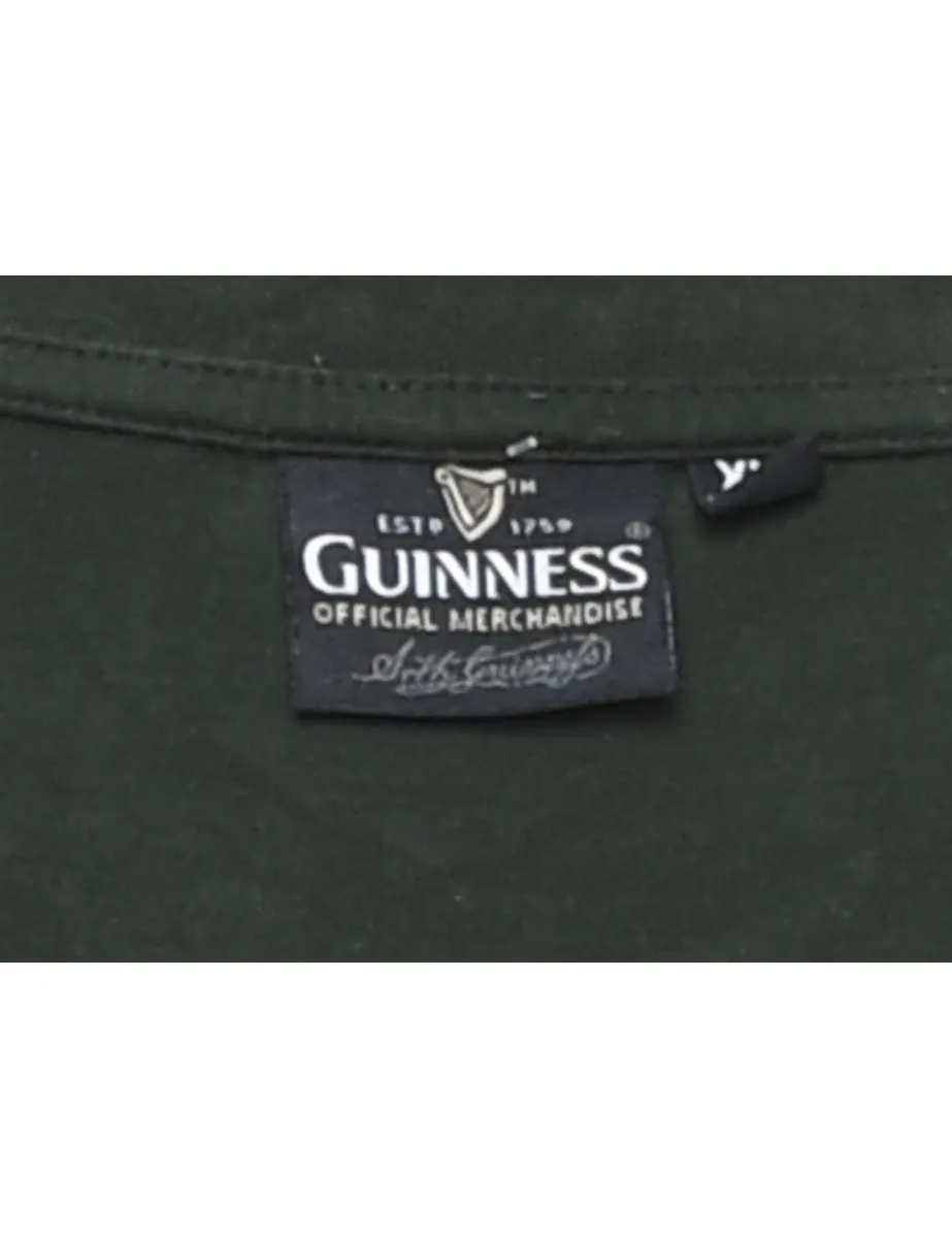 Dark Green Guinness Printed T-shirt - XL