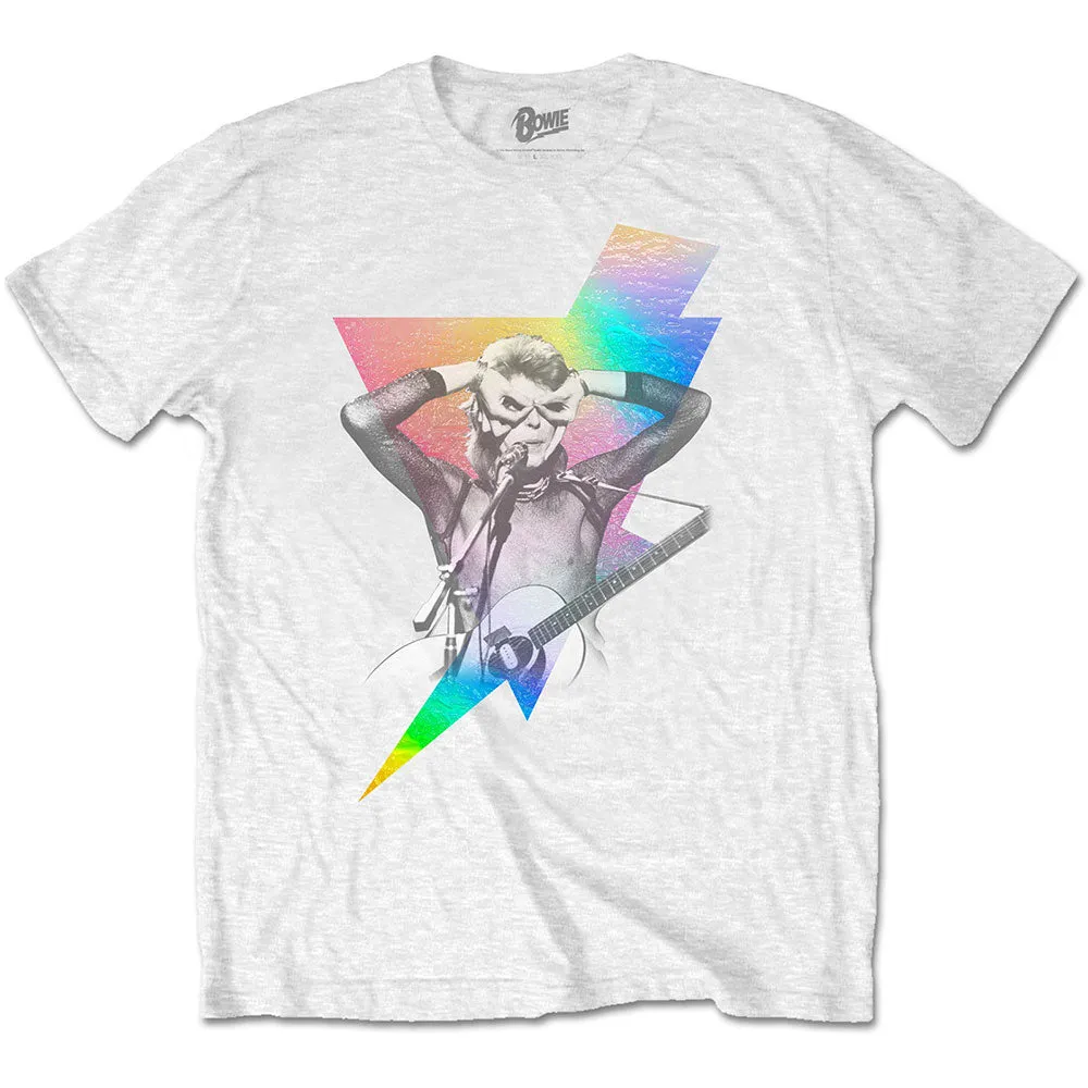 David Bowie T Shirt - Holographic Bolt