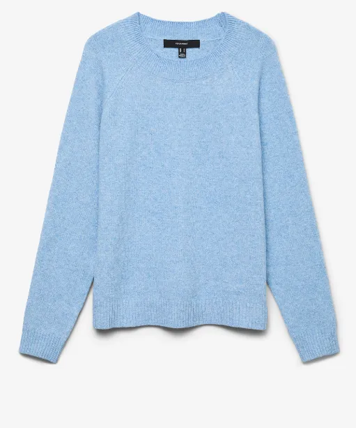 Doffy Boy Blue Round Neck Pullover