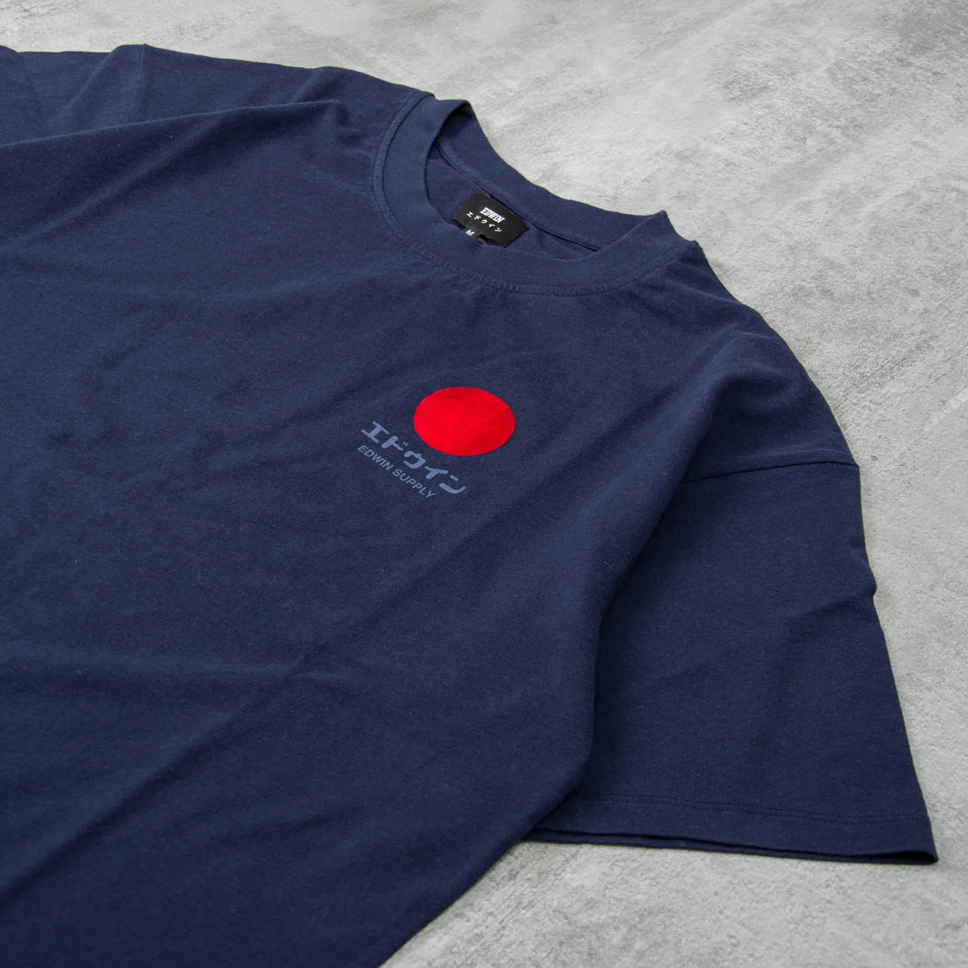 Edwin Japanese Sun Supply Tee - Maritime Blue