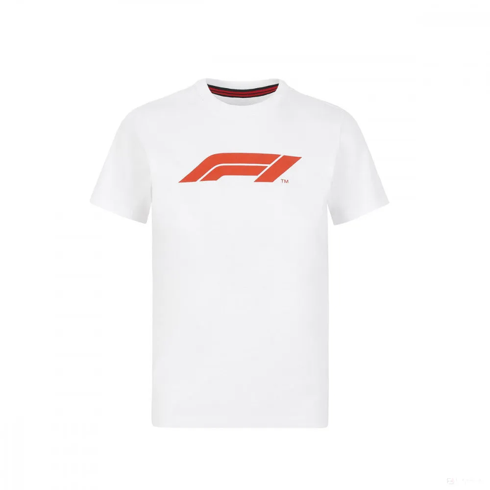 Formula 1 Kids T-shirt, Formula 1 Logo, White, 2020