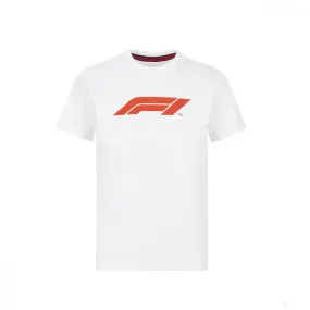 Formula 1 Kids T-shirt, Formula 1 Logo, White, 2020