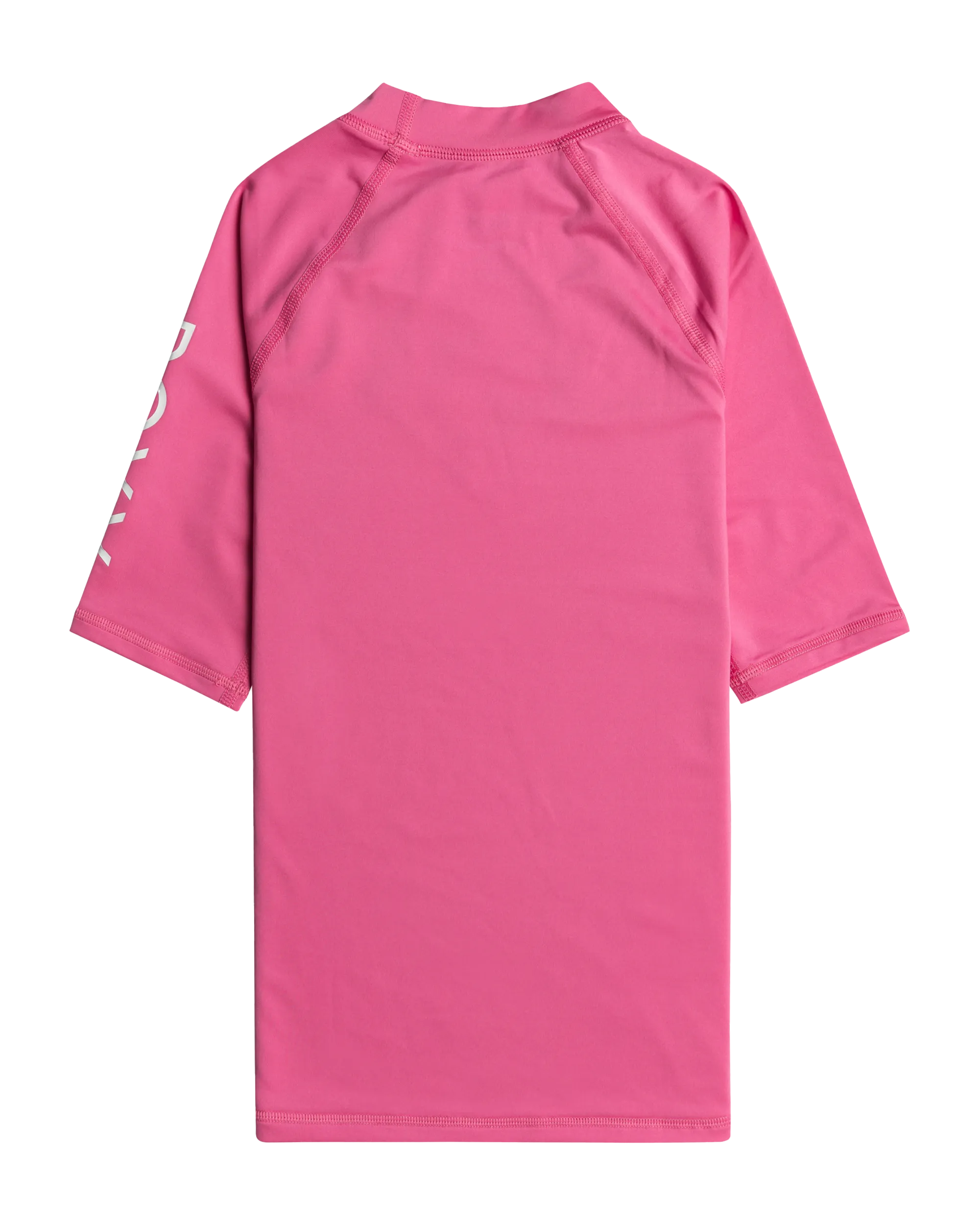 Girls Whole Hearted Rash Vest in Shocking Pink