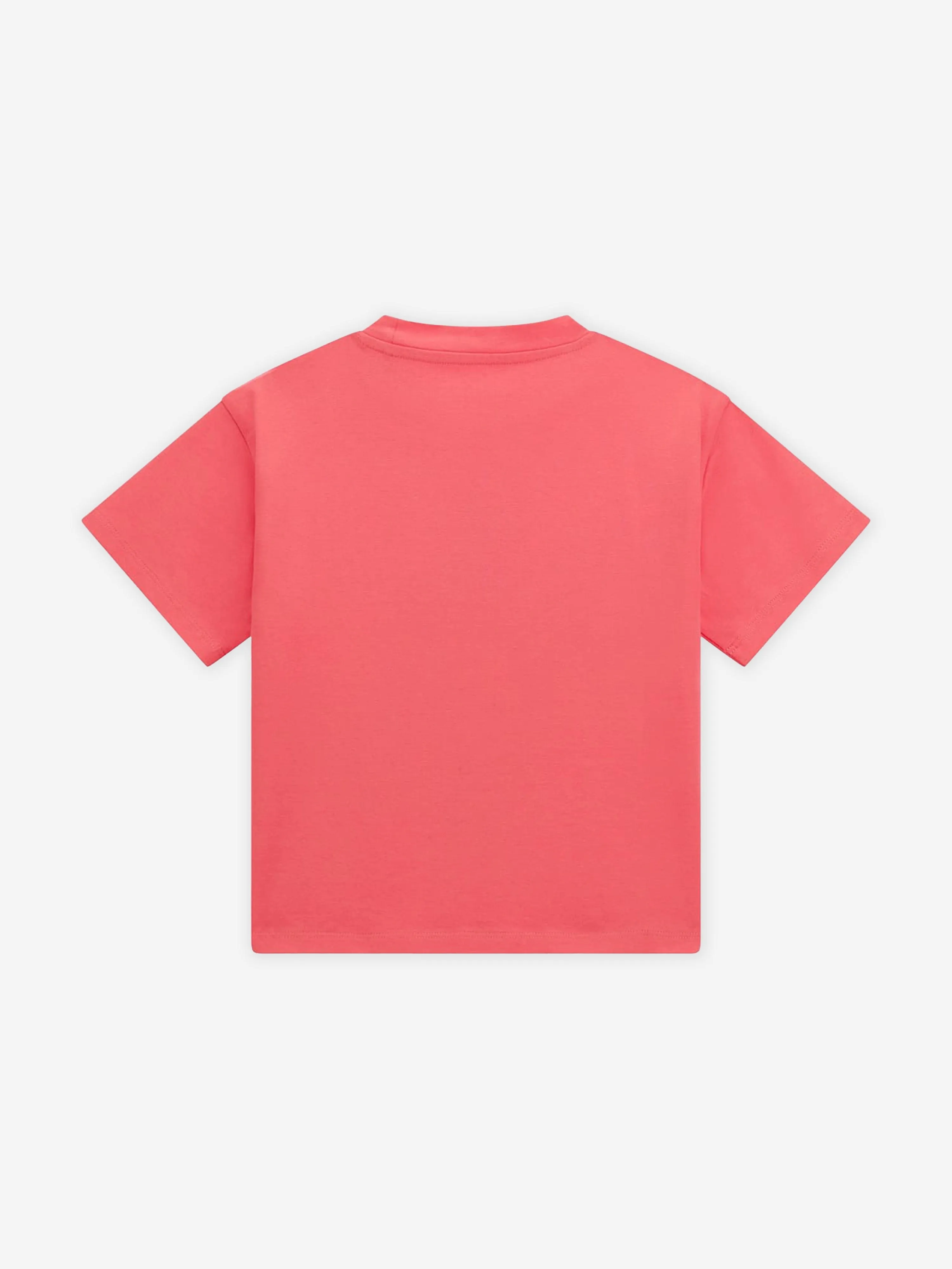 Guess Girls Diamante Logo T-Shirt in Pink