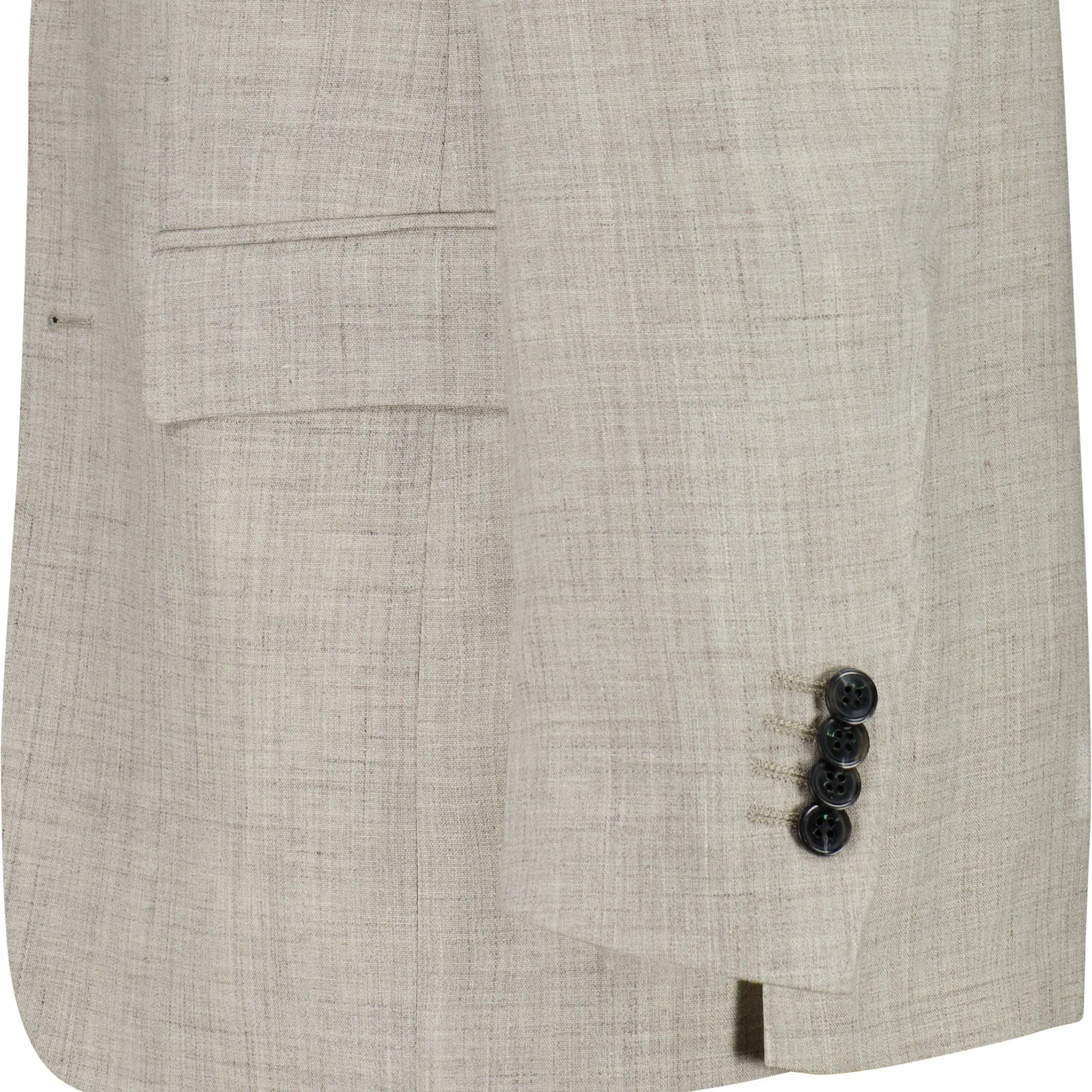 HENRY SARTORIAL Loro Piana 1/2 Canvas Blazer BEIGE REG