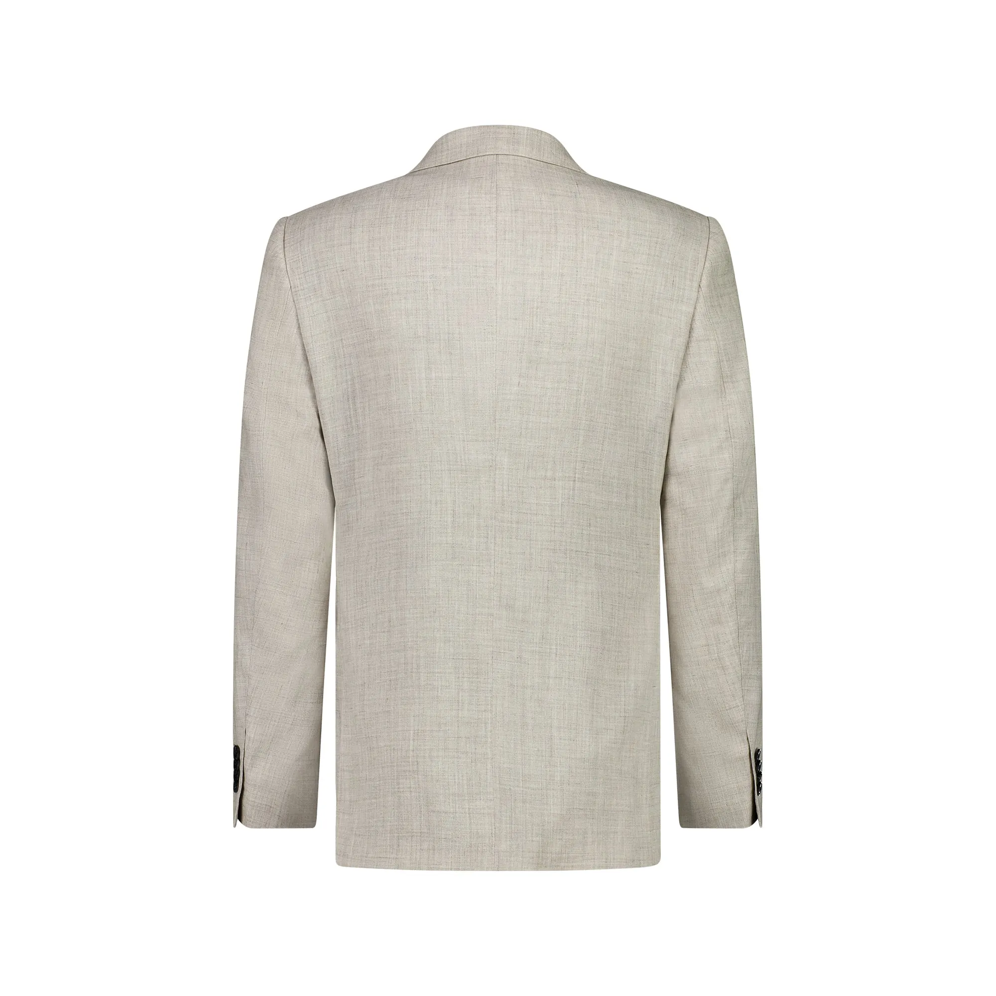 HENRY SARTORIAL Loro Piana 1/2 Canvas Blazer BEIGE REG