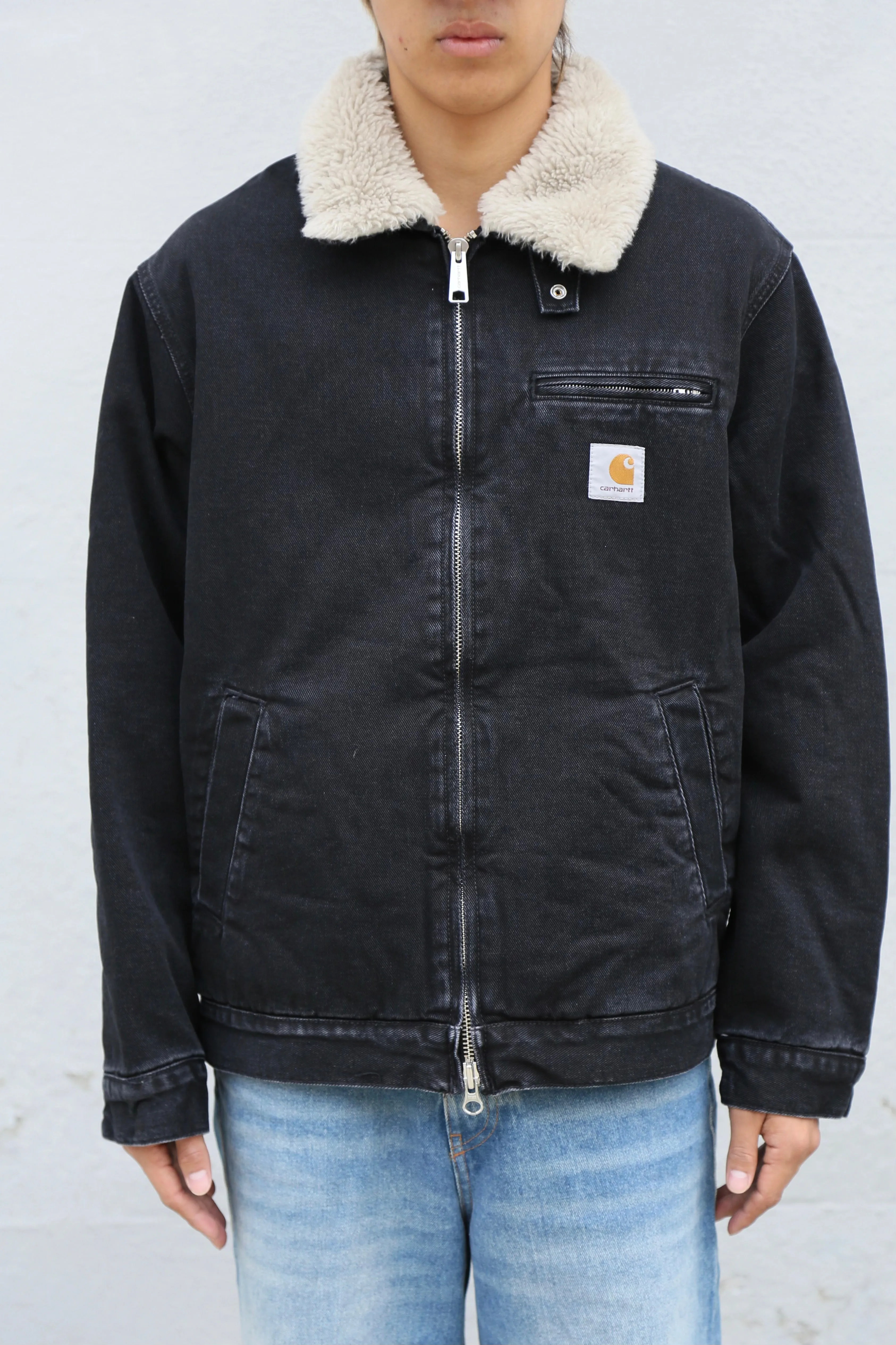 Herald Jacket Black/Wall Stone Washed