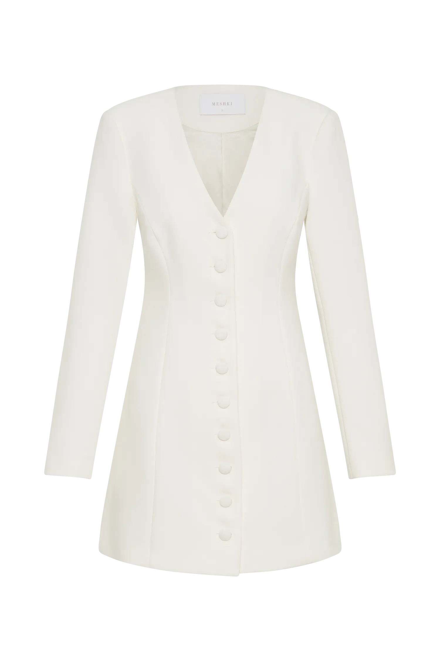 Hurley Long Sleeve Blazer Mini Dress - Ivory