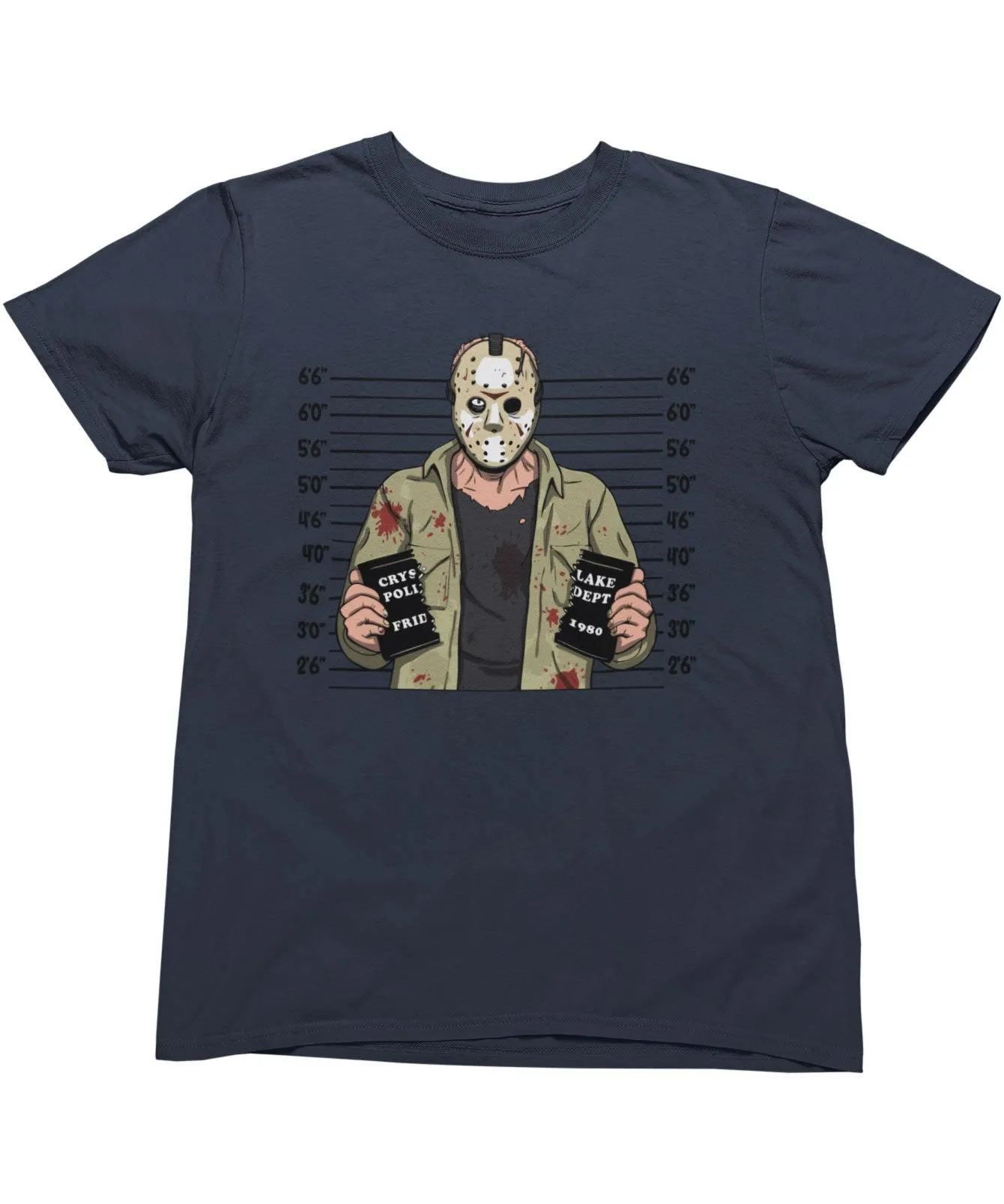 Jason Mugshot Horror Film Tribute T-Shirt