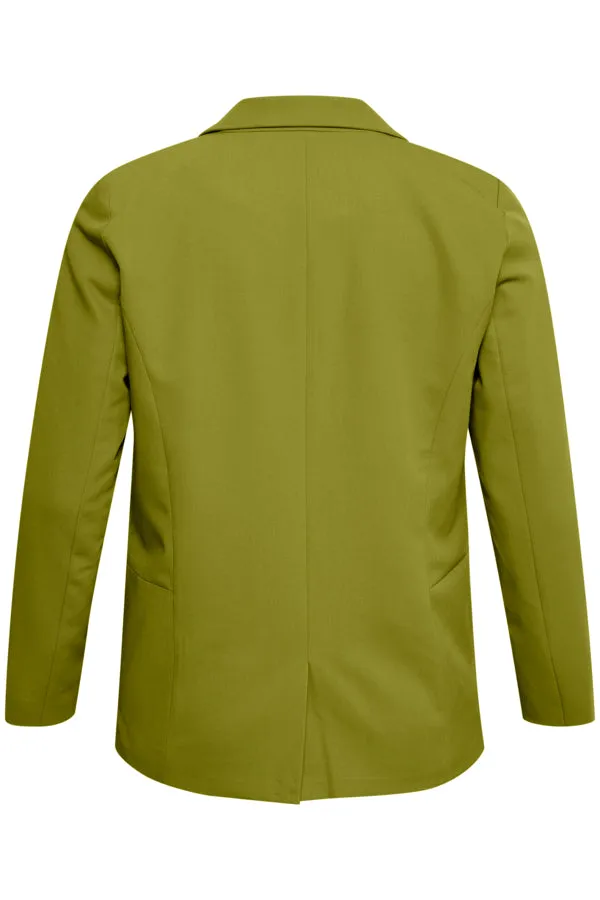 Kaffe Curve Sakira Blazer in Calla Green