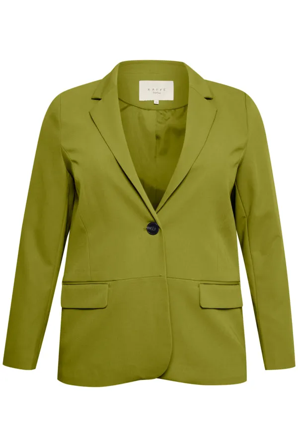 Kaffe Curve Sakira Blazer in Calla Green