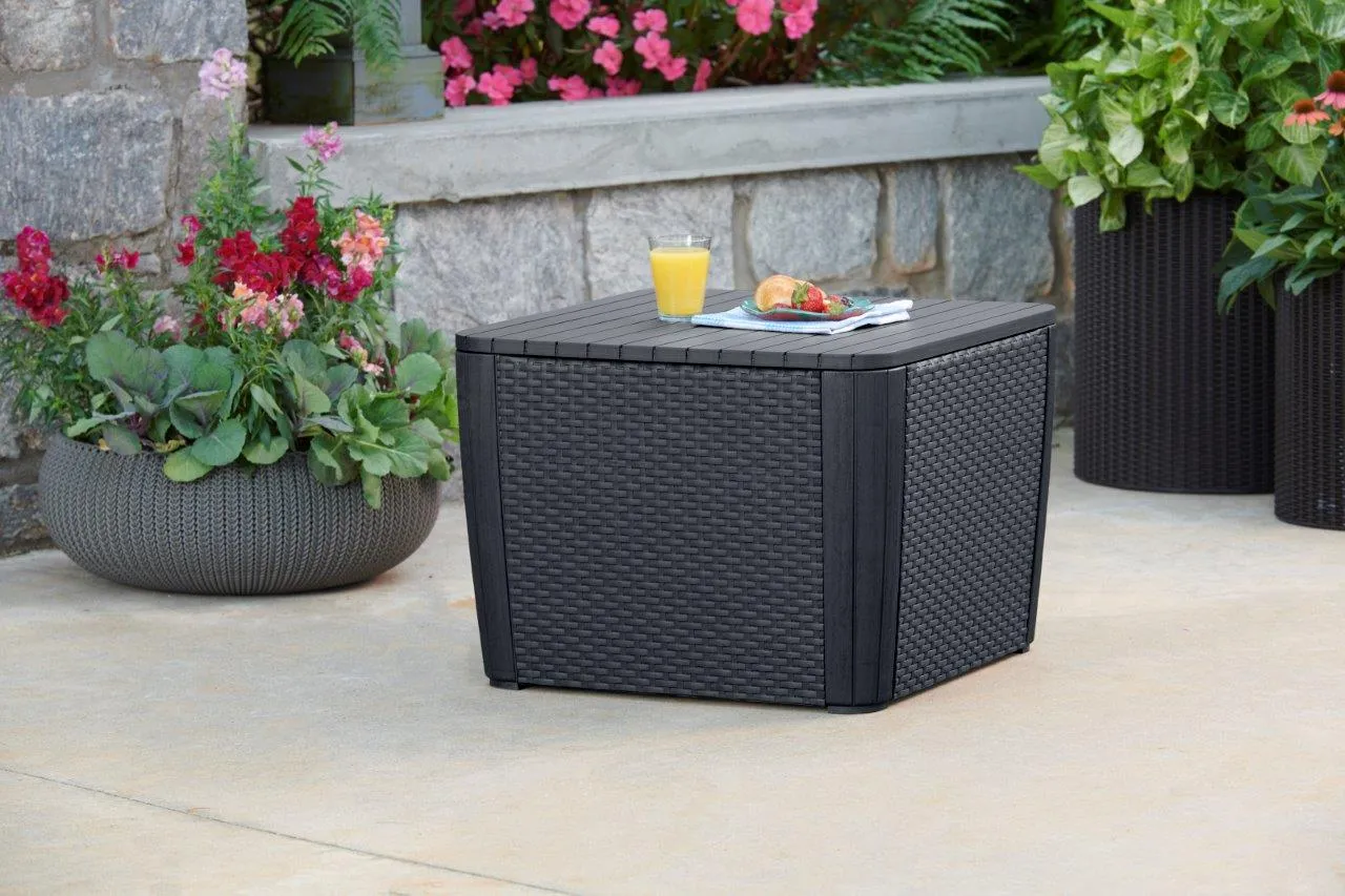 Keter Luzon Plus - 101L Outdoor Storage Table / Seat