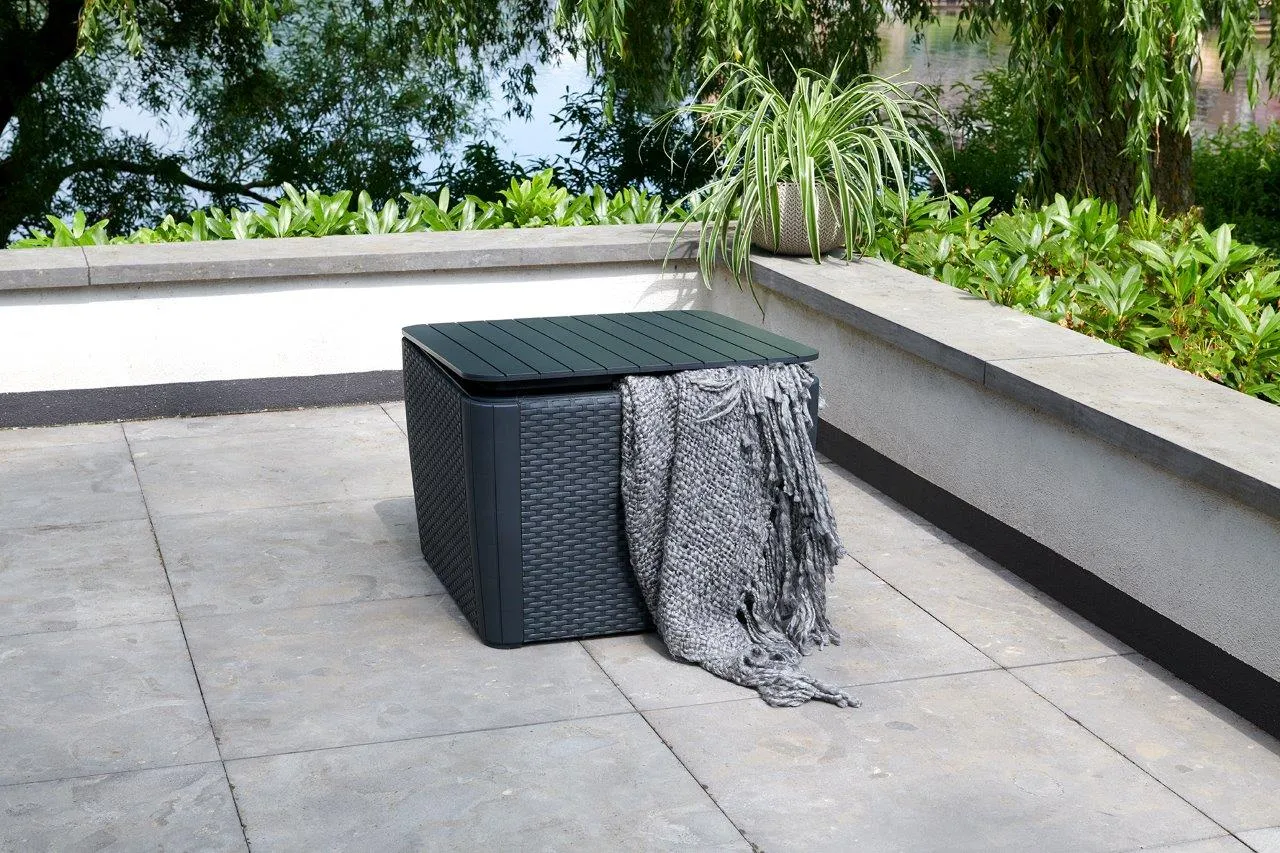 Keter Luzon Plus - 101L Outdoor Storage Table / Seat