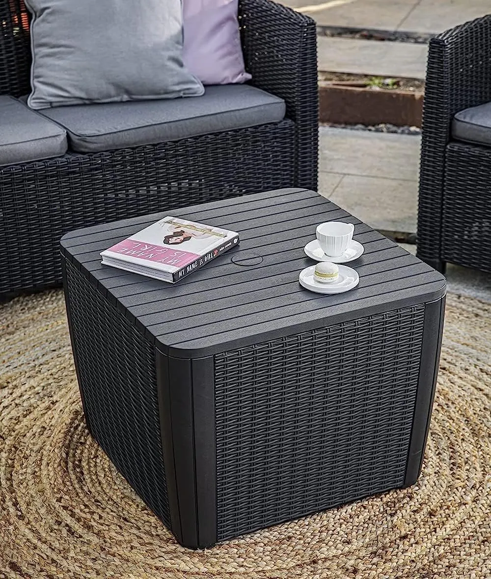 Keter Luzon Plus - 101L Outdoor Storage Table / Seat