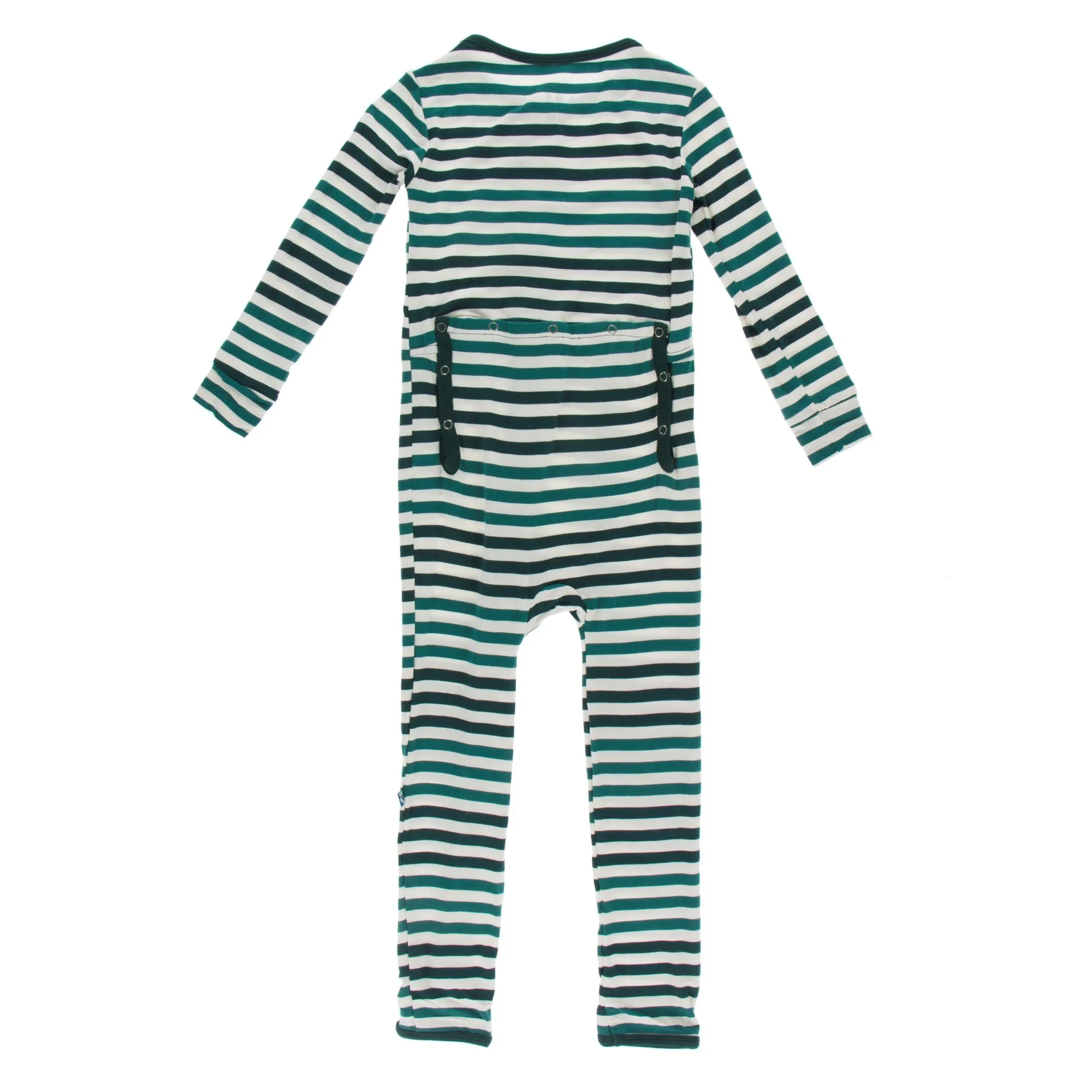 KicKee Pants Wildlife Stripe Coverall with Zipper