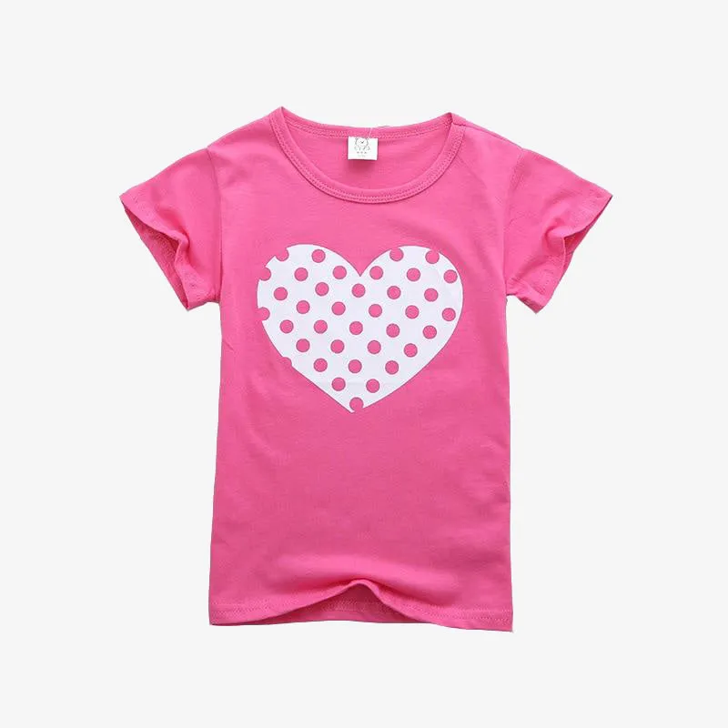 Kids Boys Girls T-Shirts Clothes Cotton Toddler Tops