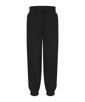 Kids sustainable fashion cuffed joggers | Black