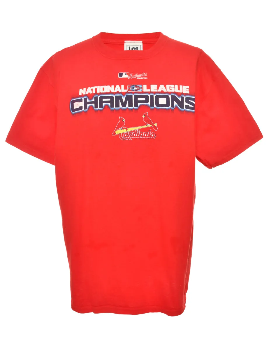 Lee MLB Red Sports T-shirt - XL