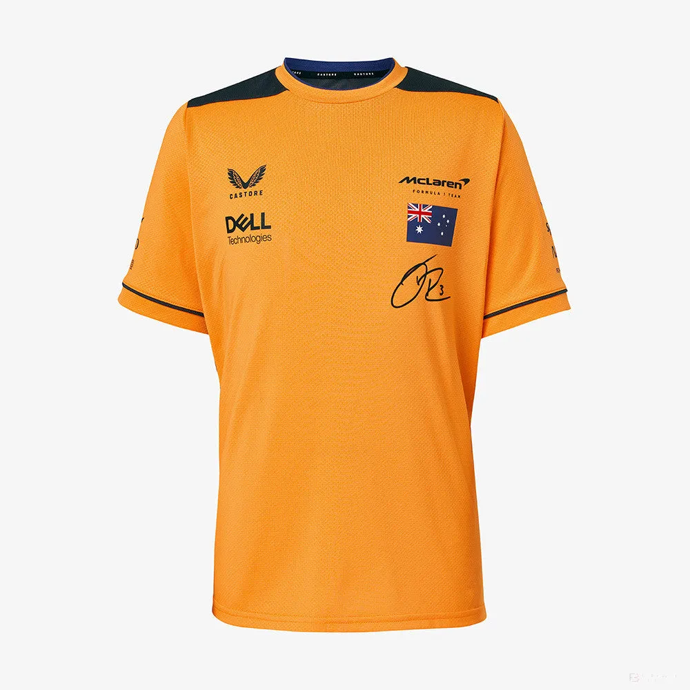 McLaren Kids T-Shirt, Daniel Ricciardo Team, Orange, 2022