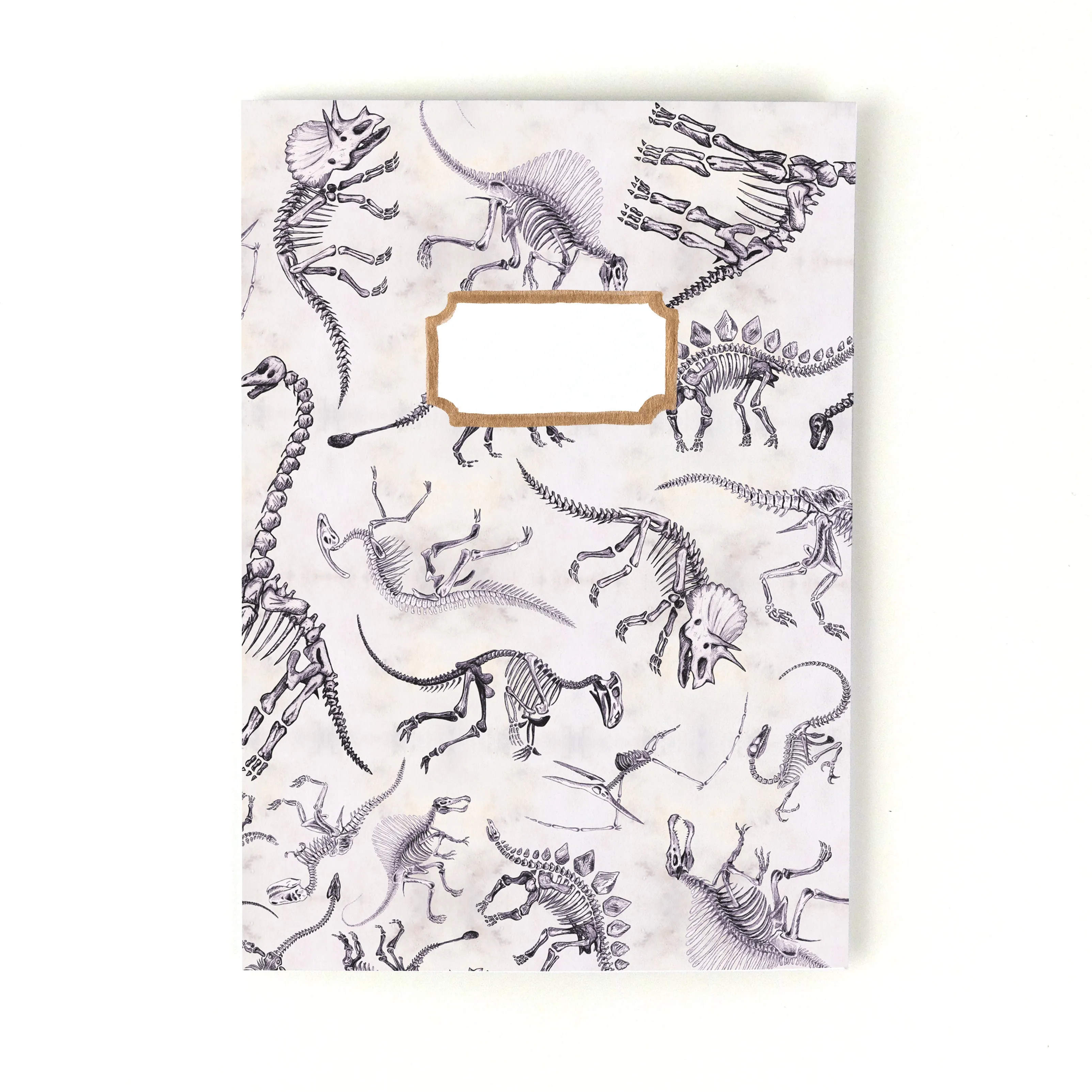 Mesozoic Dinosaur Print Lined Journal