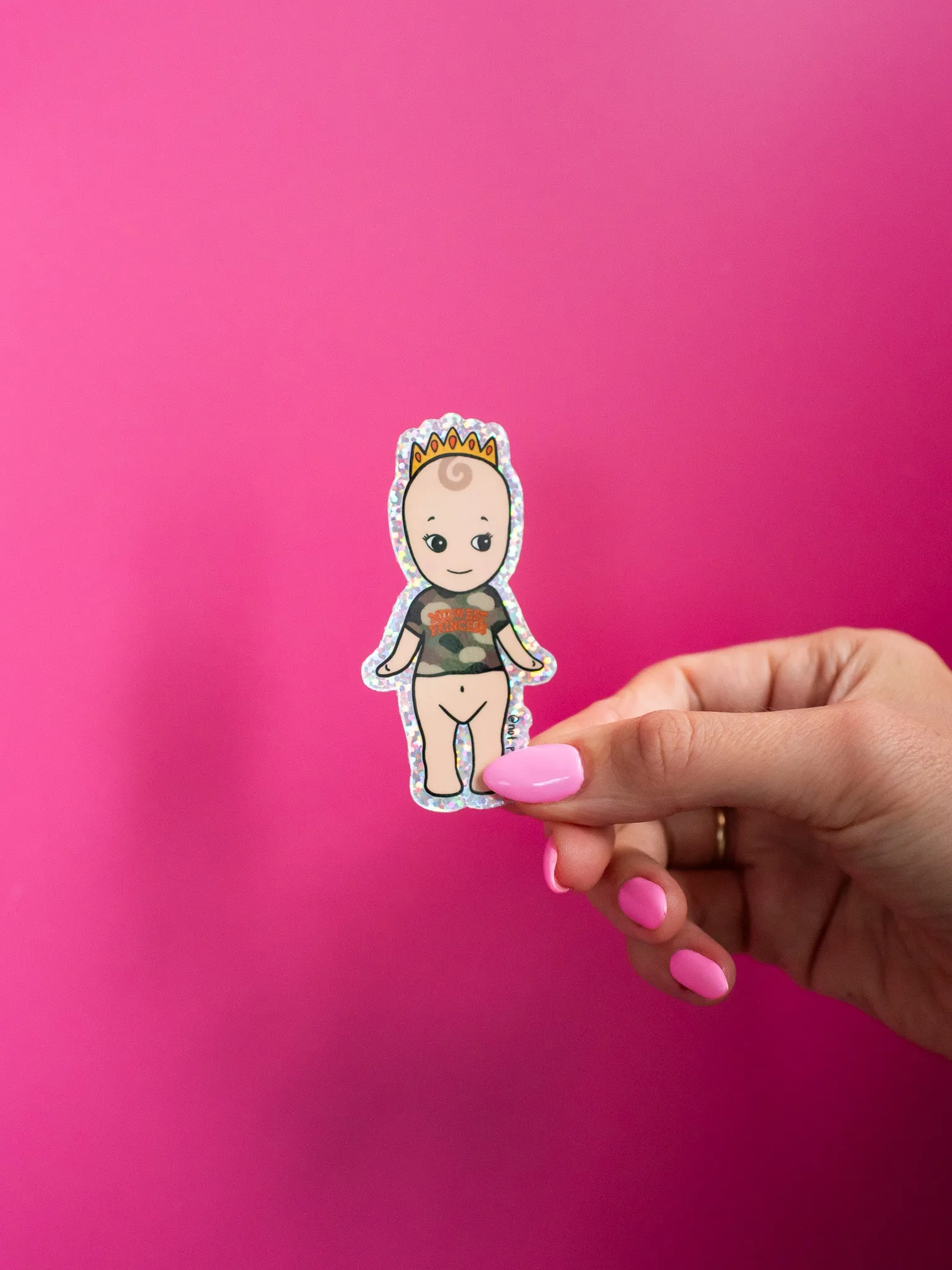 Midwest Princess Holographic Kewpie Sticker