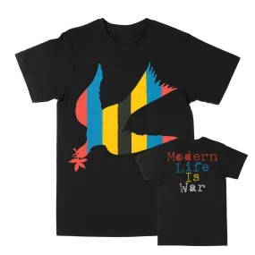 Modern Life Is War "Fallen Dove: Color" Black T-Shirt