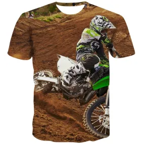 Motocross T shirts Men motorcycle Tshirts Casual Offroad T-shirts 3d