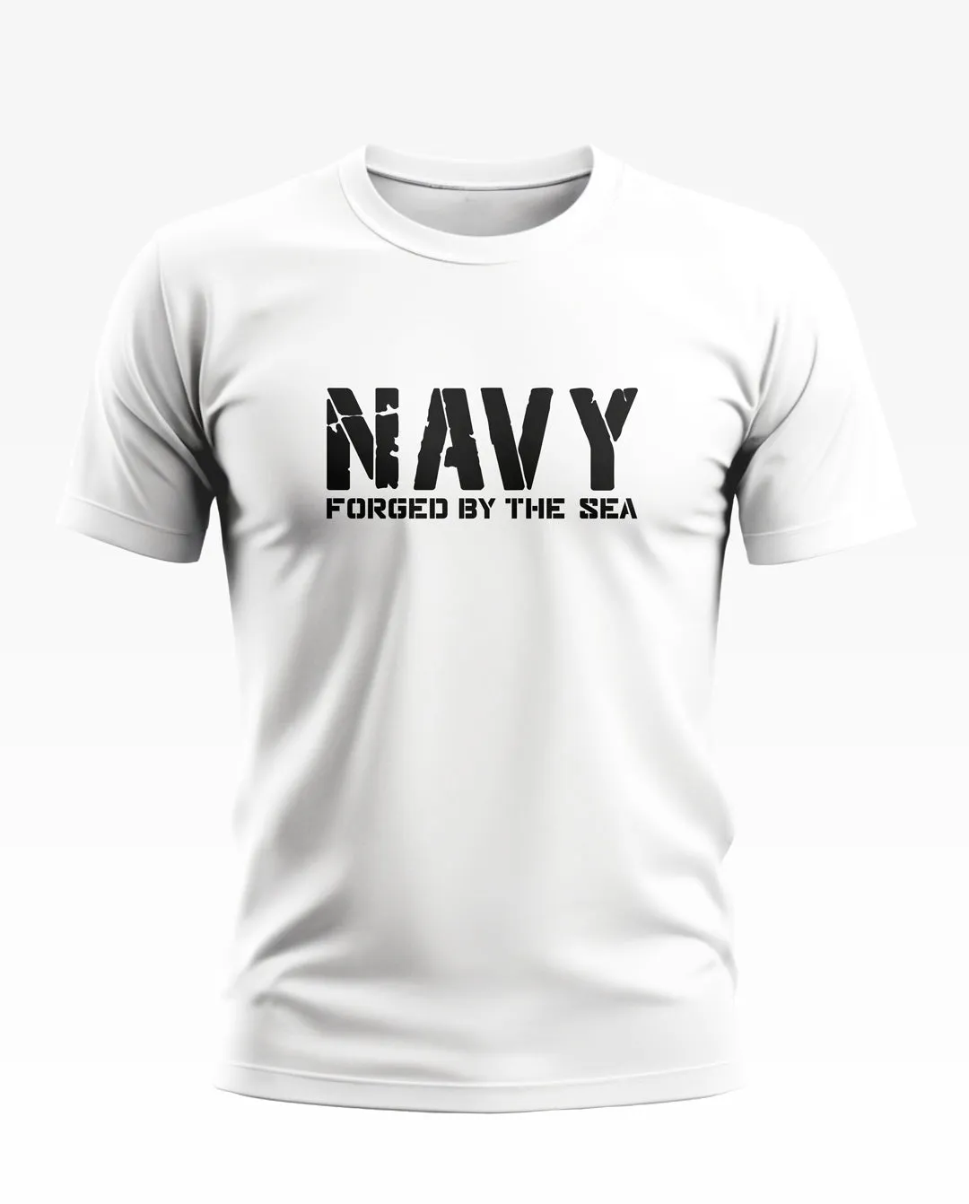 Navy Forged By The Sea Soft Cotton T-shirt