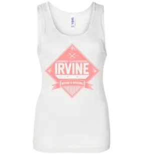 *NEW* Team Irvine "Nothing is Impossible" Tank - Pink/White - Ladies