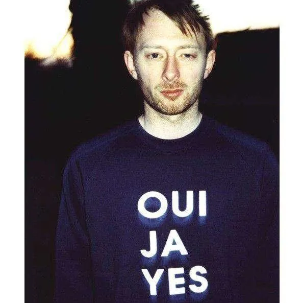 Oui Ja Yes T-Shirt As Worn By Thom Yorke