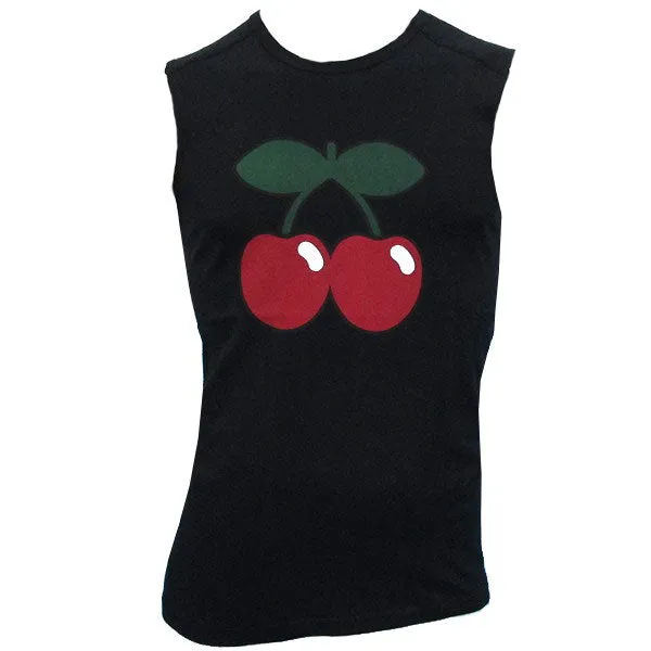 Pacha Basic Cherry Logo Black Tank